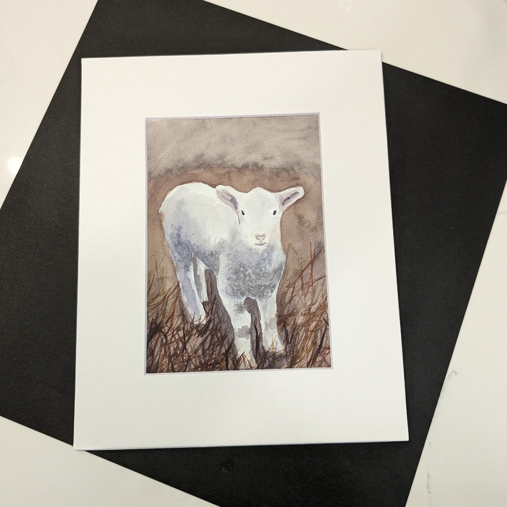 🎨Matted Art Print of Original Watercolour Painting - Picture 4 of 5